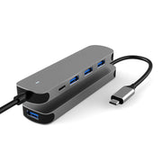 USB C Hub, uni 4-in-1 USB C Adapter with 3 USB 3.0 Ports, 100W USB-C PD Charging Port Thunderbolt 3, USB Type C to USB 3.0 Adapter (Aluminum Shell) for MacBook Pro, iPad Pro, XPS, Chromebook/Pixel, Surface, Samsung Galaxy, and More