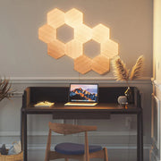 Nanoleaf Elements Wood Look Hexagons | Truly Personalized Smart Home Lighting